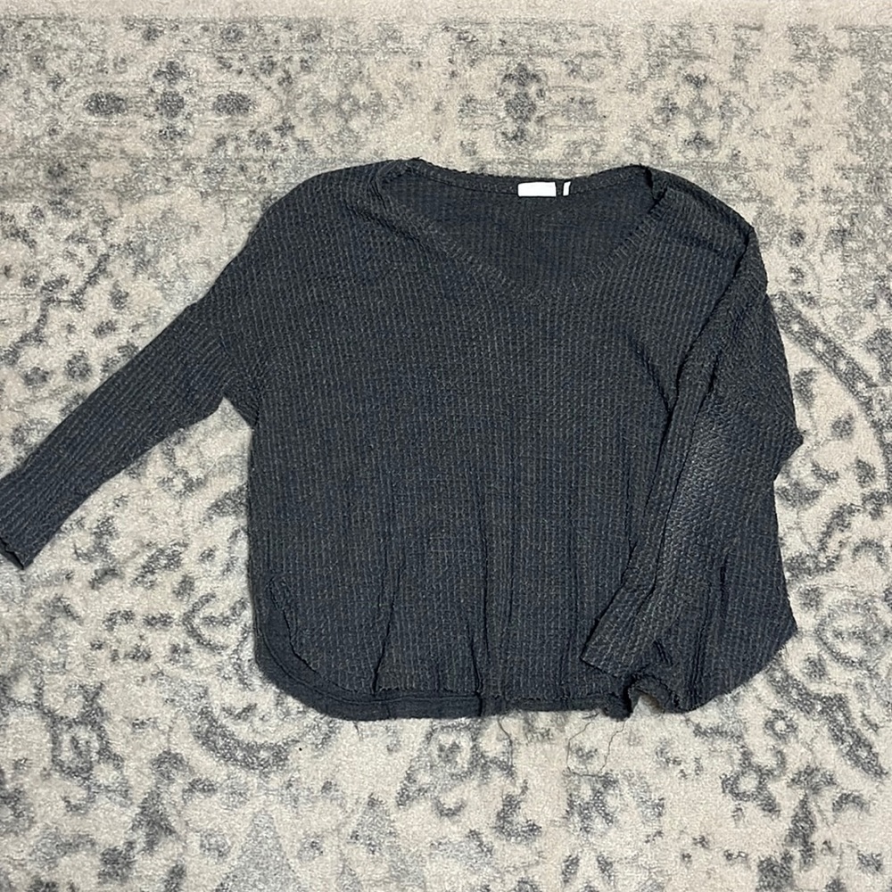 Out from under Urban Outfitters waffle knit pullover sweater